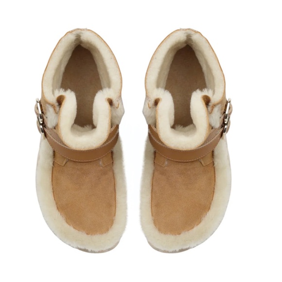 4CCCCEES Jabara Monti Shearling Bootie in Camel - Picture 5 of 6